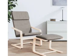 Poltrona | Cadeira Relax tecido cinzento-acastanhado SHL528202