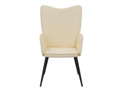 Poltrona | Cadeira Relax tecido cor creme SHL680319