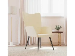 Poltrona | Cadeira Relax tecido cor creme SHL680319