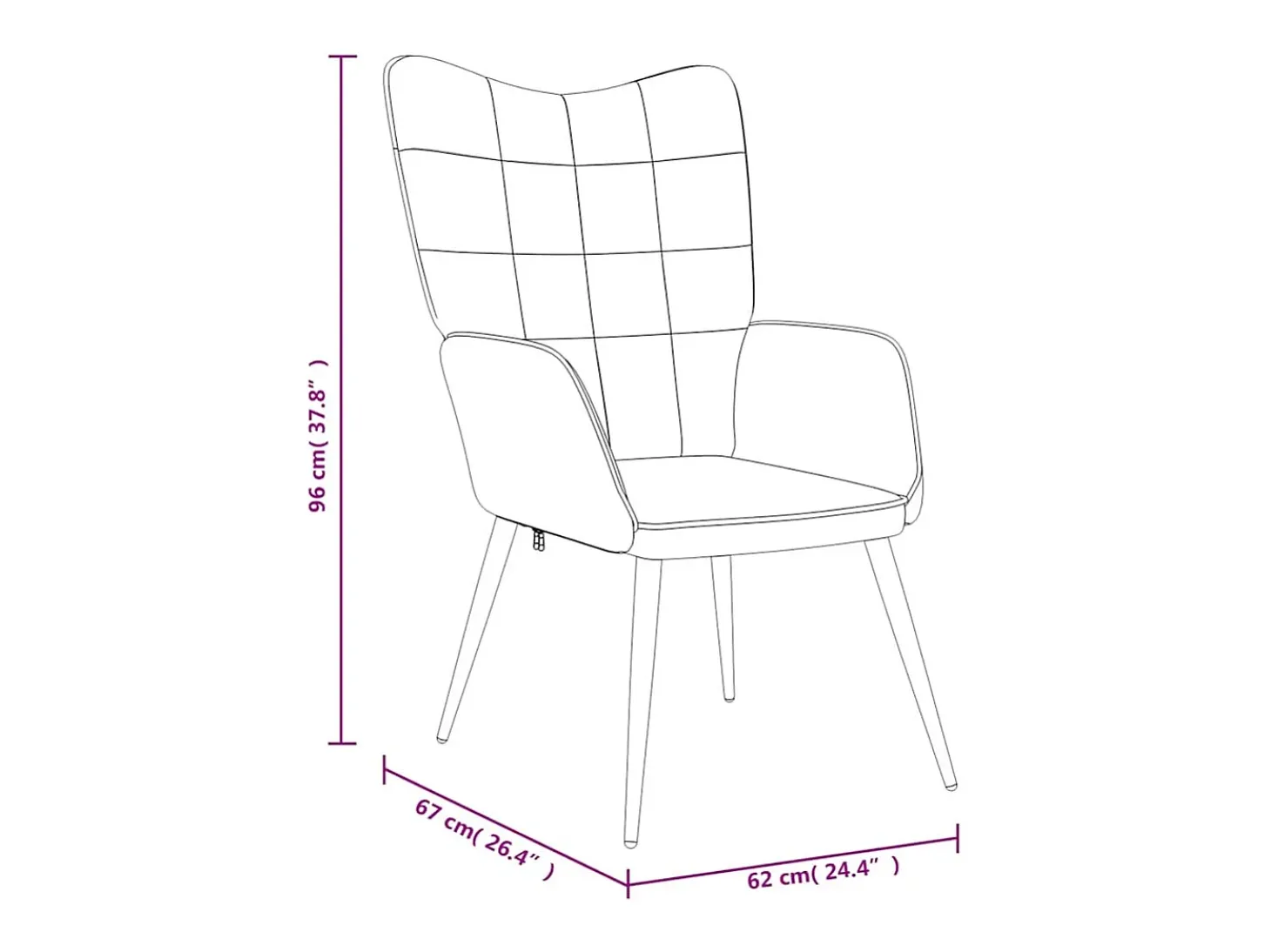 Poltrona | Cadeira Relax tecido cor creme SHL680319