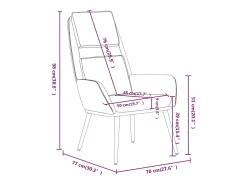 Poltrona | Cadeira Relax tecido cor creme SHL677488