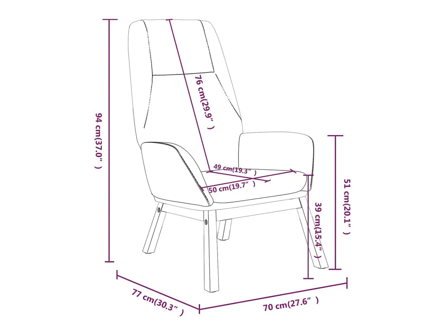 Poltrona | Cadeira Relax tecido cor creme SHL116936