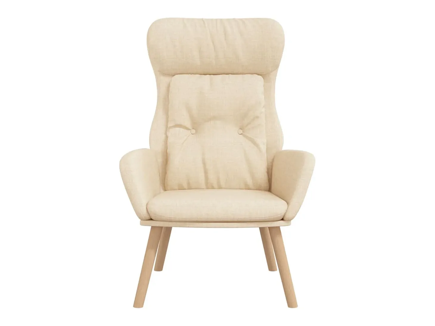 Poltrona | Cadeira Relax tecido cor creme SHL243473