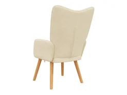Poltrona | Cadeira Relax tecido cor creme SHL75883