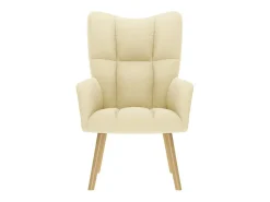 Poltrona | Cadeira Relax tecido cor creme SHL169392