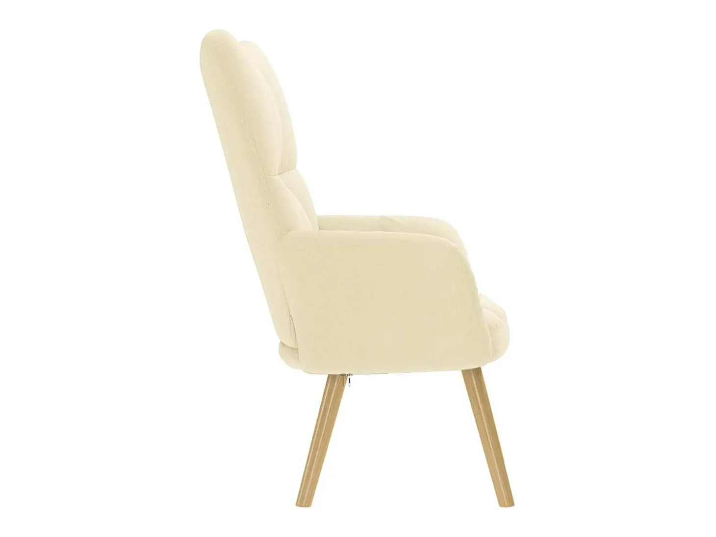 Poltrona | Cadeira Relax tecido cor creme SHL169392