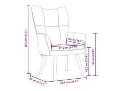 Poltrona | Cadeira Relax veludo vermelho tinto SHL451557