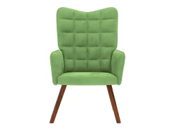 Poltrona | Cadeira Relax veludo verde-claro SHL307359