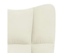 Poltrona | Cadeira Relax veludo branco nata SHL43835