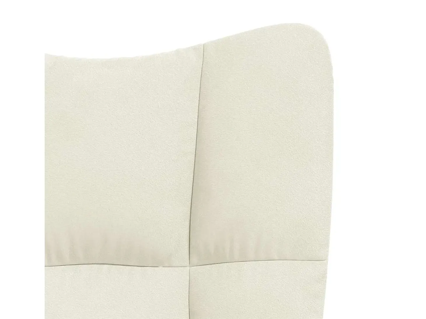 Poltrona | Cadeira Relax veludo branco nata SHL43835