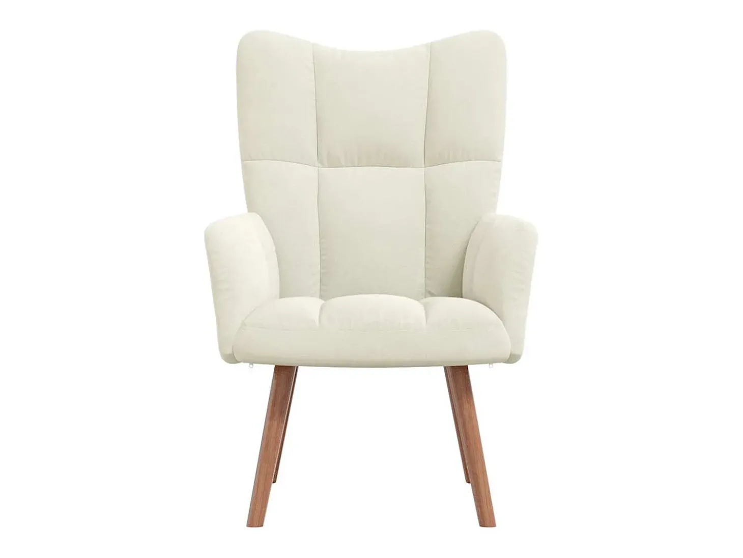 Poltrona | Cadeira Relax veludo branco nata SHL43835