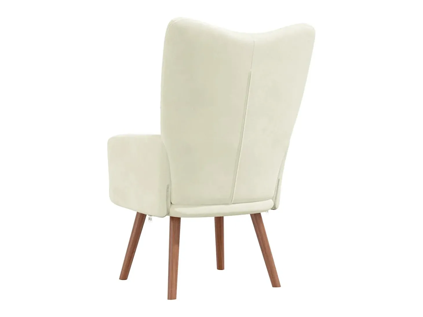 Poltrona | Cadeira Relax veludo branco nata SHL43835