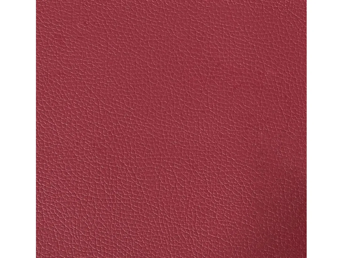 Poltrona 60 cm couro artificial vermelho tinto