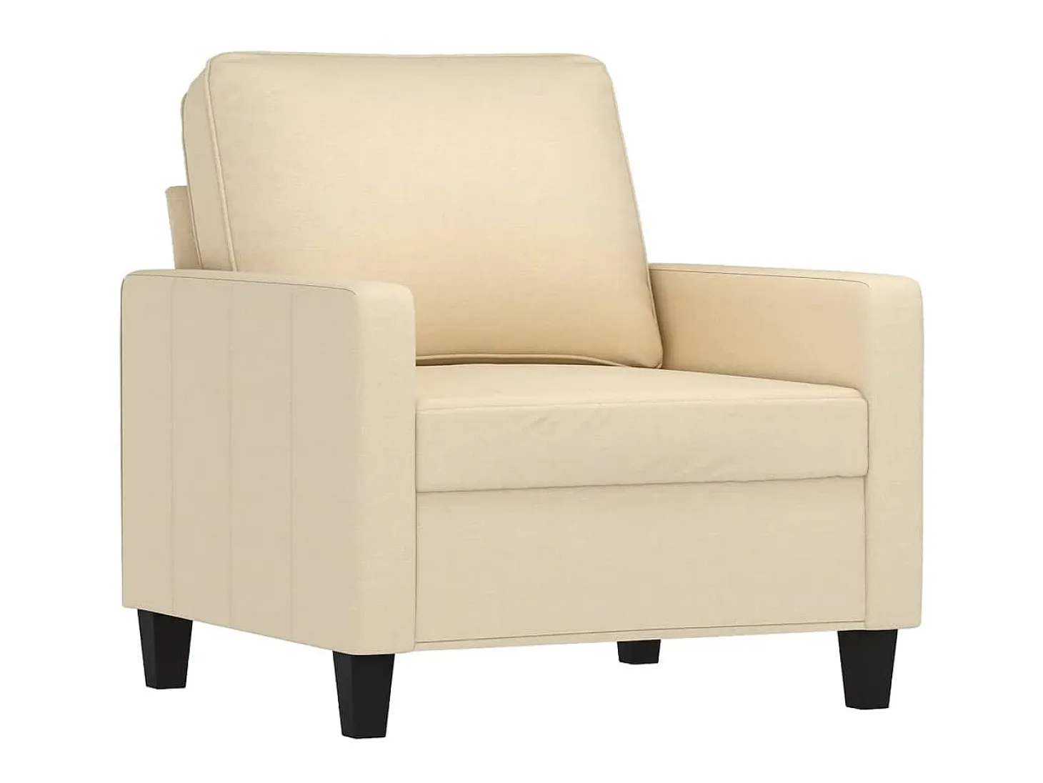 Poltrona 60 cm tecido cor creme PT941274