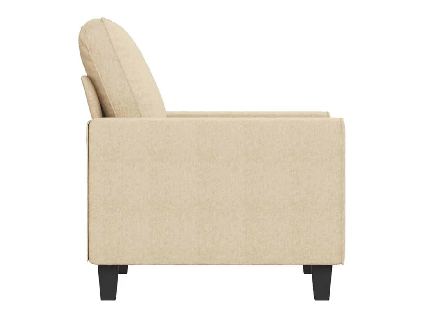 Poltrona 60 cm tecido cor creme PT833526