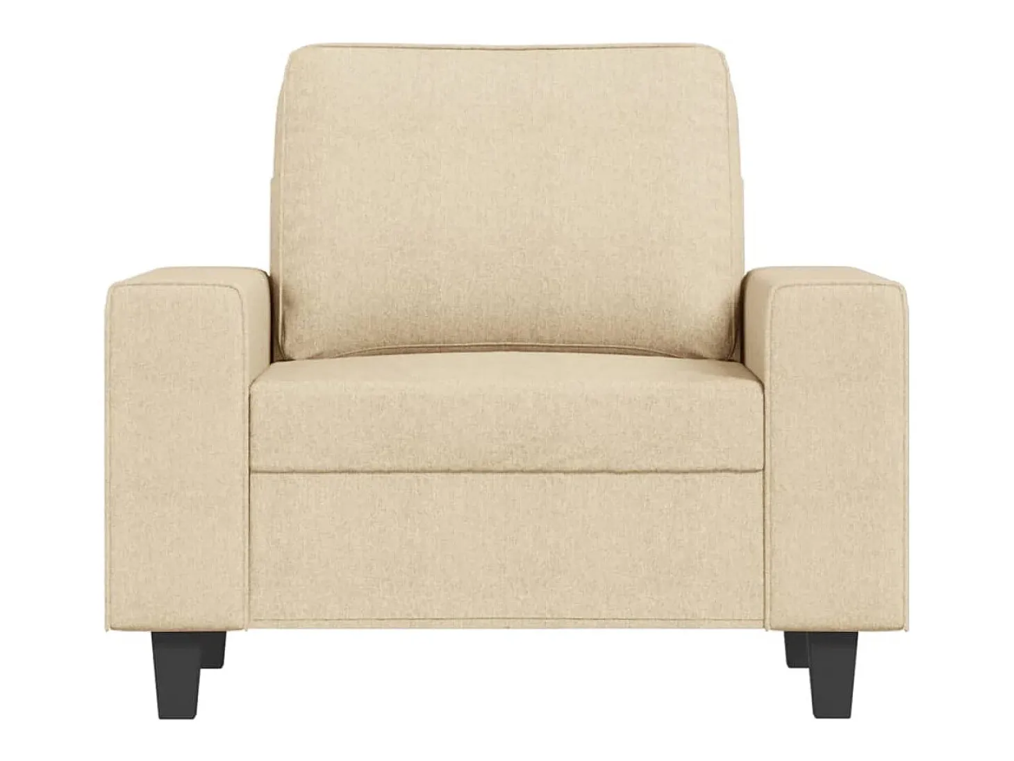 Poltrona 60 cm tecido cor creme PT833526