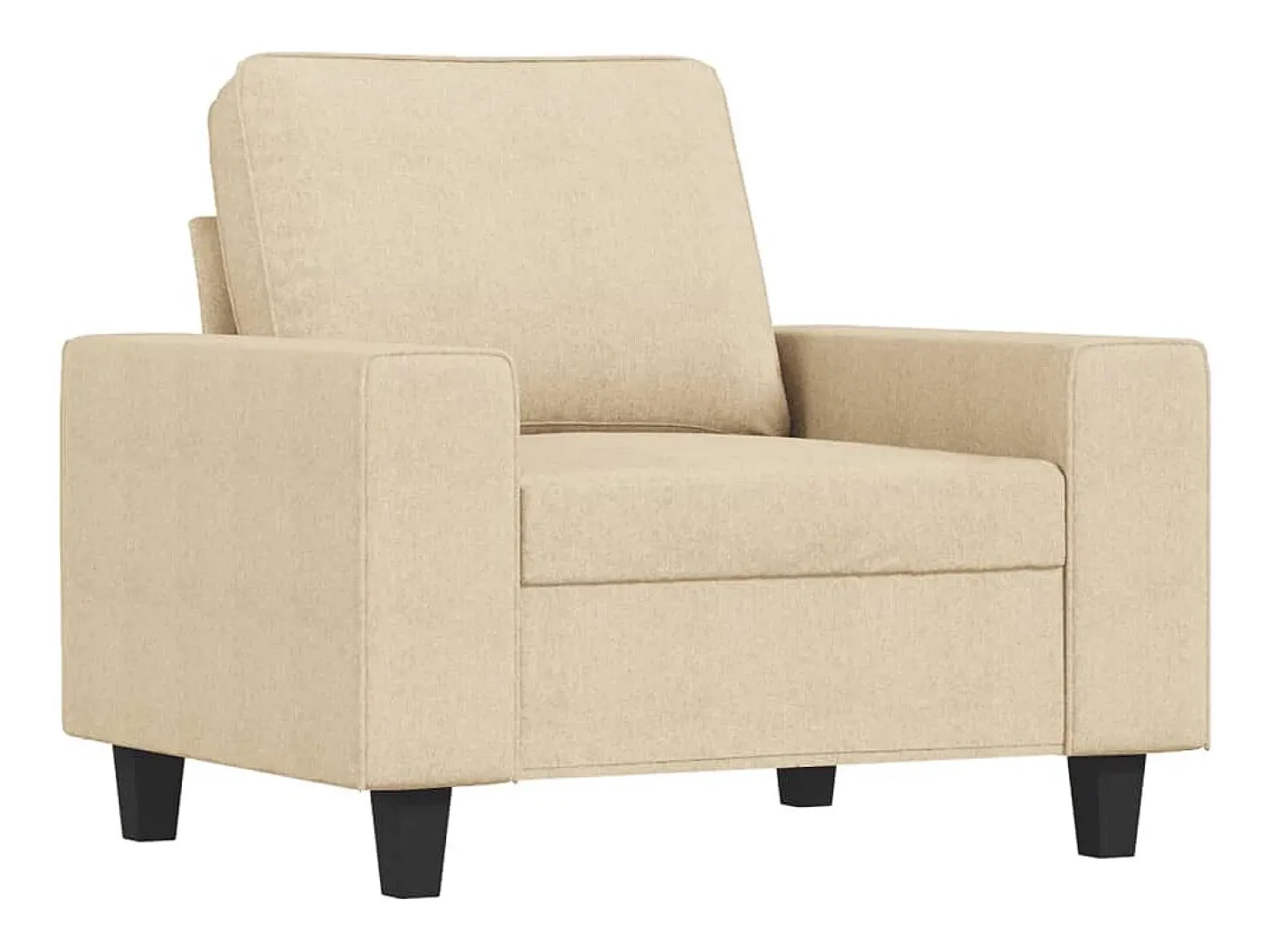 Poltrona 60 cm tecido cor creme PT833526