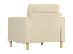 Poltrona 60 cm tecido cor creme PT721948