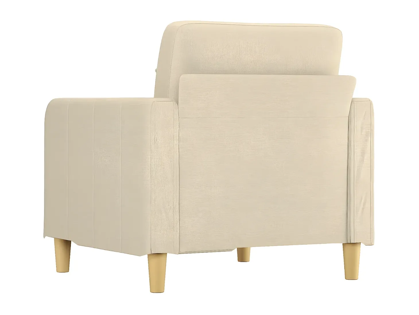 Poltrona 60 cm tecido cor creme PT721948
