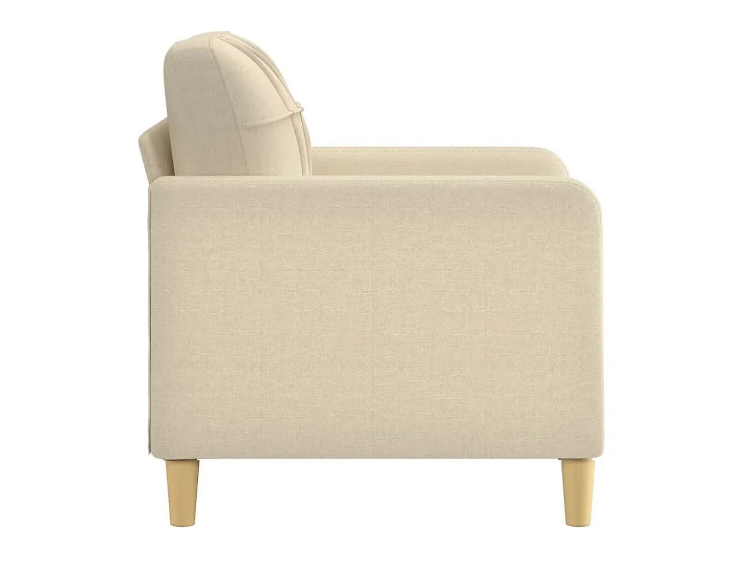 Poltrona 60 cm tecido cor creme PT721948