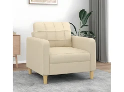 Poltrona 60 cm tecido cor creme PT721948