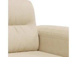 Poltrona 60 cm tecido de microfibra cor creme