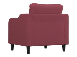Poltrona 60 cm tecido vermelho tinto PT594250