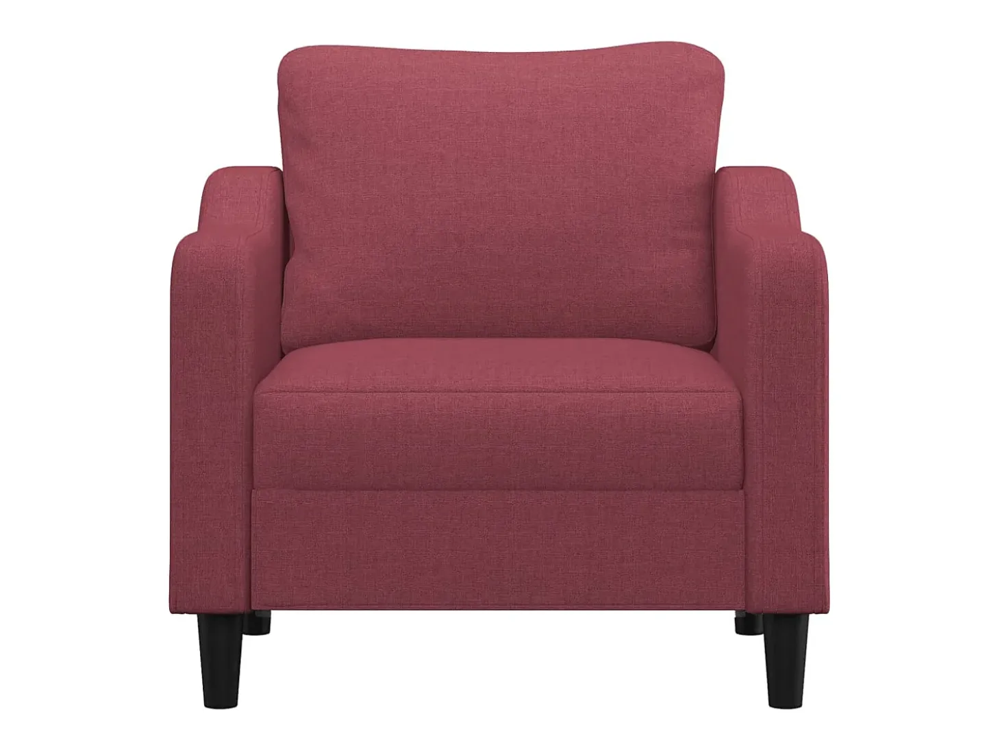 Poltrona 60 cm tecido vermelho tinto PT594250