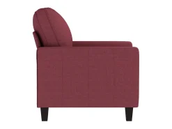Poltrona 60 cm tecido vermelho tinto PT624646