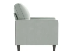 Poltrona 60 cm veludo cinzento-claro PT993406