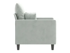 Poltrona 60 cm veludo cinzento-claro PT183684