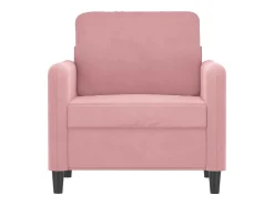 Poltrona 60 cm veludo rosa PT329856