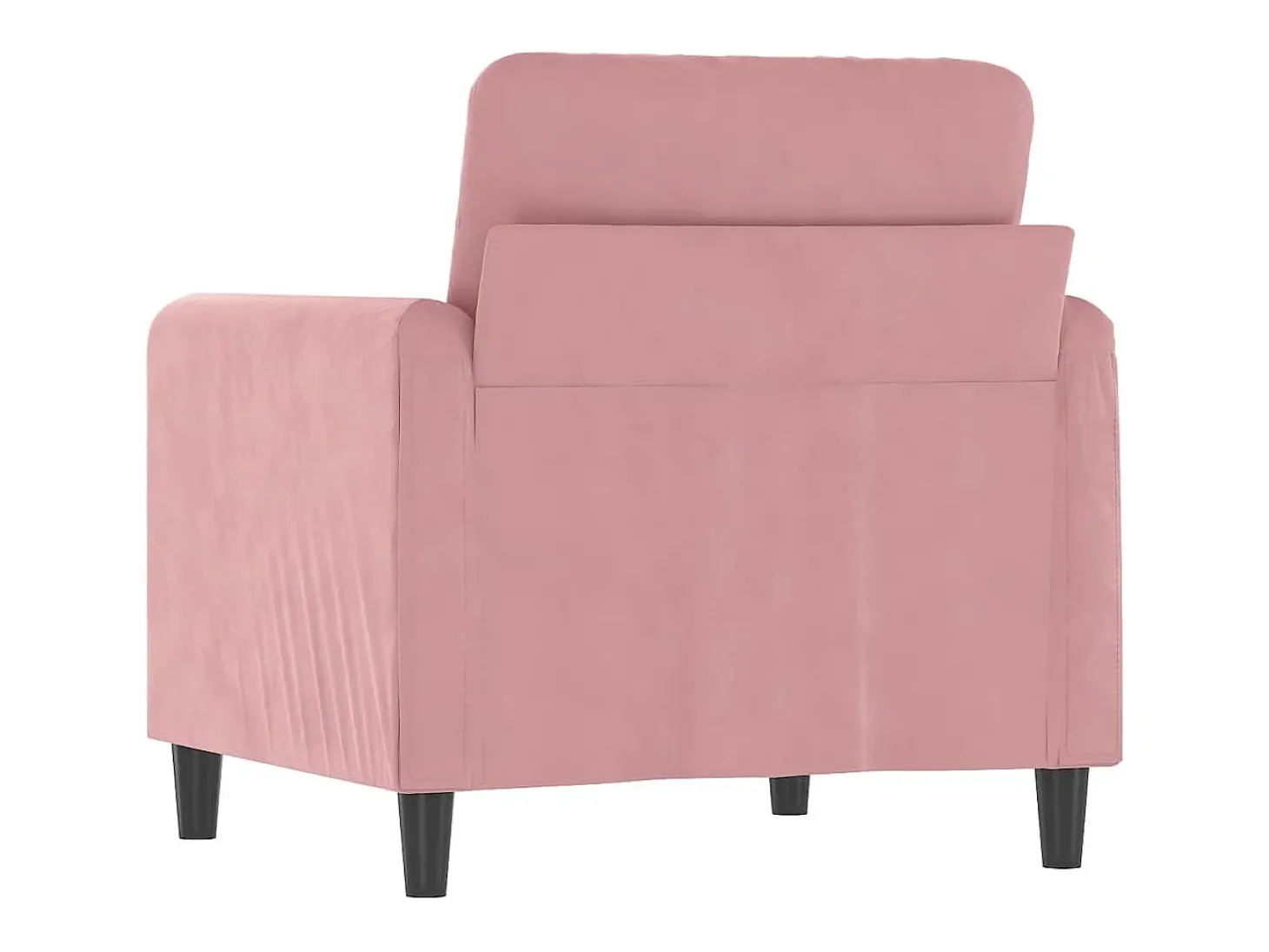 Poltrona 60 cm veludo rosa PT329856