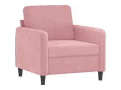 Poltrona 60 cm veludo rosa PT329856