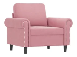 Poltrona 60 cm veludo rosa PT311070
