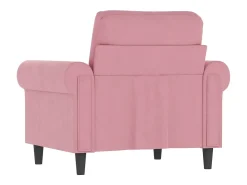 Poltrona 60 cm veludo rosa PT311070
