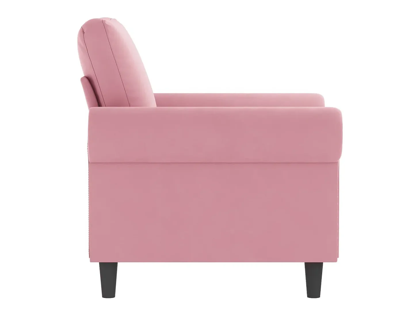 Poltrona 60 cm veludo rosa PT311070