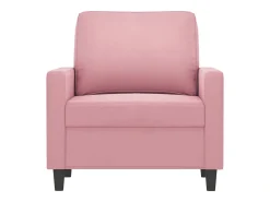 Poltrona 60 cm veludo rosa PT453944