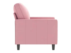 Poltrona 60 cm veludo rosa PT453944