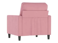Poltrona 60 cm veludo rosa PT453944