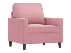 Poltrona 60 cm veludo rosa PT453944