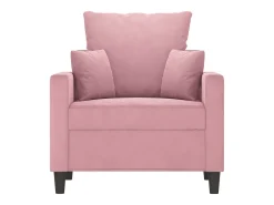 Poltrona 60 cm veludo rosa PT124902