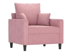 Poltrona 60 cm veludo rosa PT124902