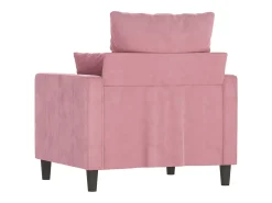 Poltrona 60 cm veludo rosa PT124902