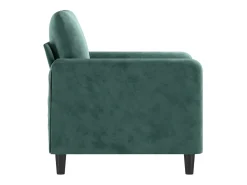 Poltrona 60 cm veludo verde-escuro PT549918