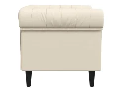 Poltrona chesterfield linho