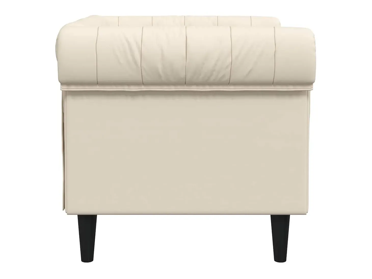 Poltrona chesterfield linho