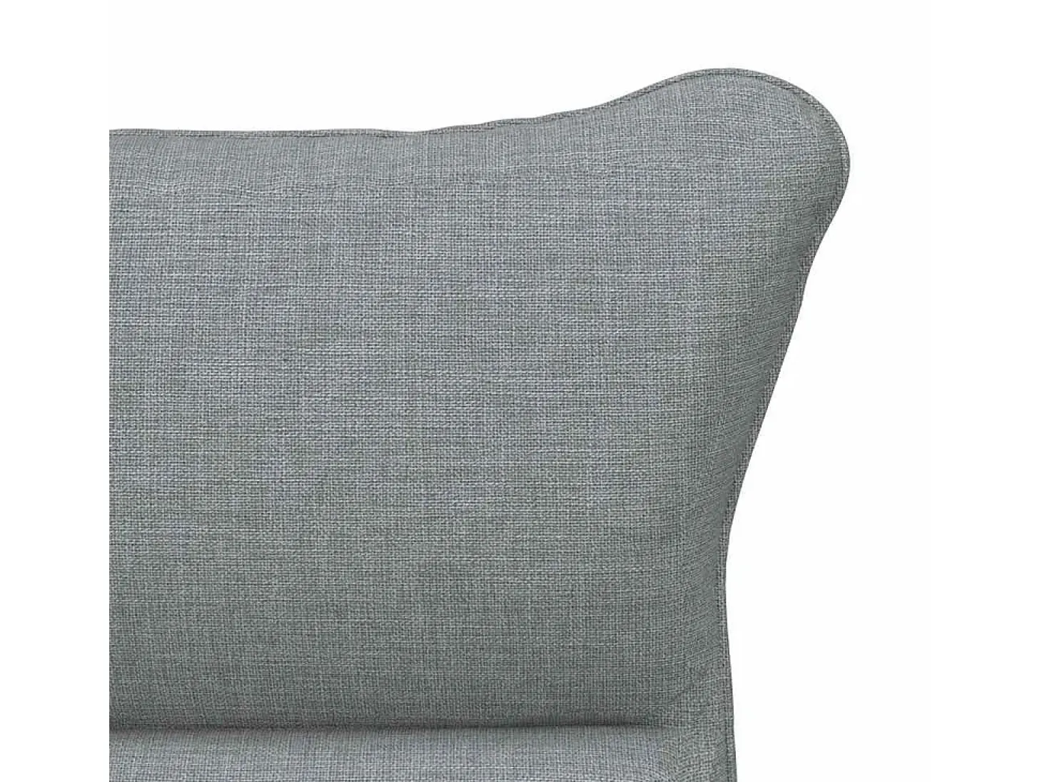 poltrona Cinzento-claro 69 x 74 x 93 cm Tecido e Contraplacado