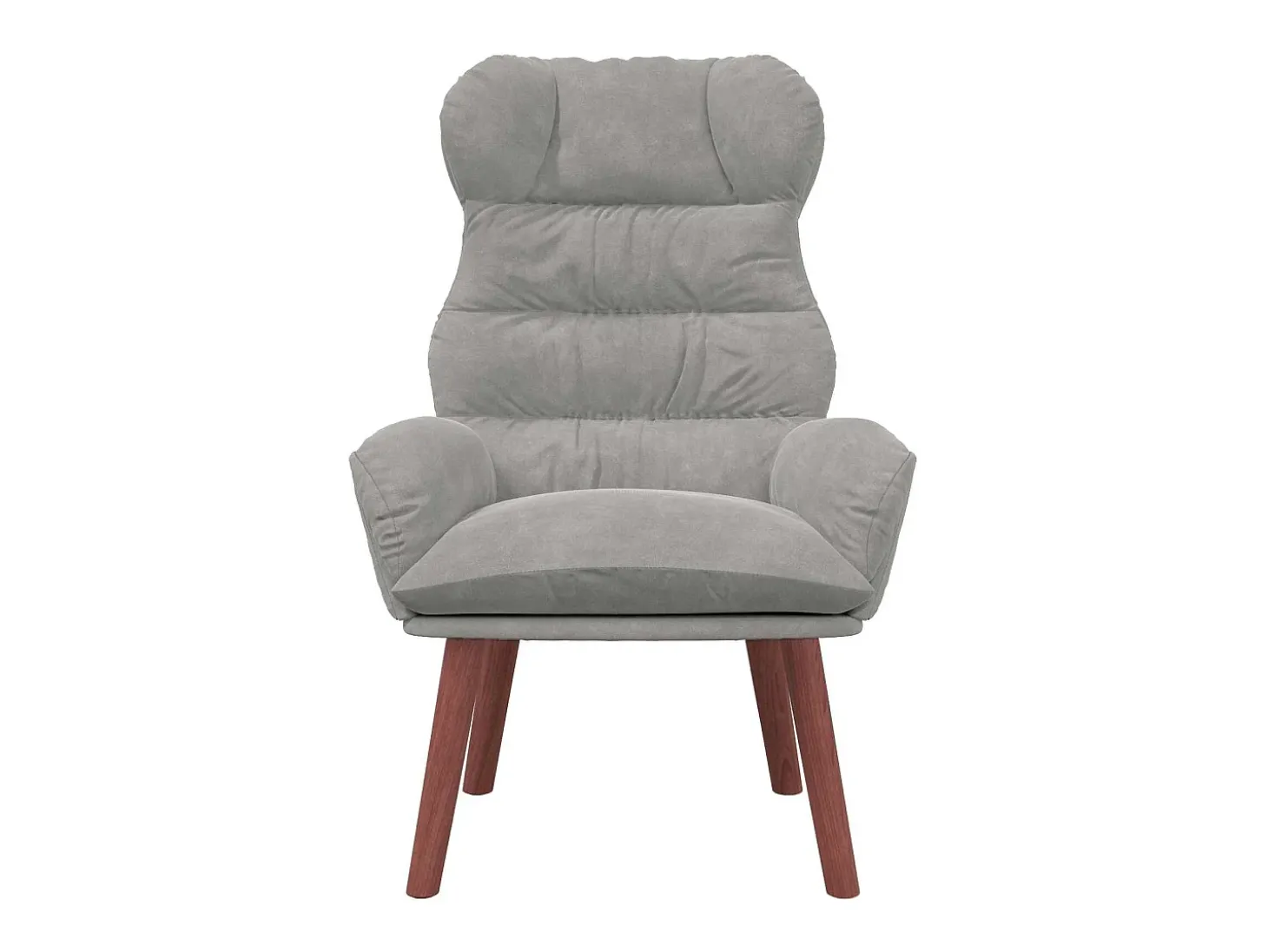 poltrona Cinzento-claro 69 x 74 x 93 cm Veludo