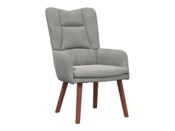 poltrona Cinzento-claro 63 x 67 x 94 cm Veludo